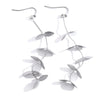 Vintage Retro Old Stainless Steel Leaf Long Hanging Drop Earrings Pvd Plated Prevent Allergy Metal Stylish Jewelry France - Image 7