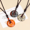 Men's Necklace Gemstone Necklace Pendant China Knot Adjustable Gift Jewelry Chinese Culture - Image 2