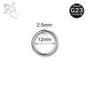 ZS 1PC Titanium Hoop Earring for Women Silver Plated Circle Earring Large Gauge Seputm Nose Ring 2/4/6/8/10/12G Punk Earring - Image 23