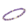 4MM Nature Stone Brass Beads and Freswater Pearl Stretchable Bracelet Suitable For Men And Women Daily Wear Gifts - Image 7