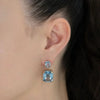 1 Pair and Minimalist Style Inlaid with Cubic Zirconia Drop Hook Earrings Jewelry Gift - Image 3