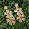 Bohemia Sweet Colorful Raffia Layered Flower Earrings for Women Girls Summer Handmade Rattan Knit Drop Earrings Holiday Jewelry# - Image 3