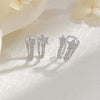 1Pcs Punk Zircon Ear Cuff Clip on Earrings for Women Girls No Pierced Crystal Star Heart Earcuff Ear Wrap Clips Jewelry - Image 2