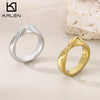 Kalen Mobius Ring Titanjum Steel Rings For Women Niche Light Style Plated Stainless Steel RingParty Gift - Image 1