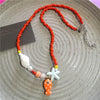 Colorful Ceramic Fish and Starfish Bead Choker Necklace - Image 29