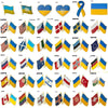 Ukraine Flag Badge Brooch Natinal Lapel Pins Flag Lapel Pins Country Flag Badge - Image 1