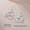 Hollow Hummingbird Stainless Steel Earrings Animal Pendant Women's Wealth Jewelry Gift Pendant Party Gift - Image 10