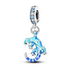 Silver Blue Charms Whale Shark Sea Turtle Dolphin Seahorse Pendant Bead Fit Bangle Bracelet Charms Jewelry - Image 13