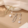 Elegant Asymmetrical Baroque Pearl Stud Earrings for Ladies and Girls Personality Irregular Jewelry Party Gifts - Image 5