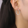 Geometric Hoop Earrings Women 28-54MM Gold Plated Stainless Steel Earrings Jewelry Party Birthday Gift - Image 13