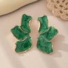 Cefiri Gold Plated Irregular Petal Earring For Women Unique Statement Flower Dangle Earrings Jewelry Gift - Image 8