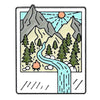 Travel Brooch Field Crossing Hiking Scenery Snow Scene Mountain Peak Alloy Clothing Accessories Backpack Brooch Badge Lapel Pins - Image 19