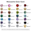 Earrings Silver Round Cut Stud Earrings Piercing Earrings for Men and Women Jewelry - Image 16