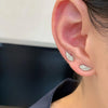 A Pair Vintage Couples Creative Angel Wings Stud Earrings Women Punk Studs Birthday Jewelry Gift - Image 4