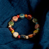 Handmade Colorful Floral Ceramic Beaded Bracelet Adjustable Stretch Boho Jewelry Elastic Wristband for Women Teens - Image 7