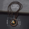 12 Zodiac Signs Rope Chain Necklace Aries Taurus Gemini Cancer Leo Virgo Libra Scorpio Constellation Necklace Wooden Pendant - Image 4