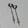 Gothic Jewelry Cross Star Drop Earrings Punk Charms Stitching Rivet Earrings for Women Korean Accessories - Image 3