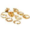 Stainless Steel Open Ring Personality Charms Pvd Gold Plated Jewelry for Women - Image 5