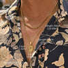 2pcs/set Compass Necklace for Men Boys,Stainless Steel Viking North Star Anchor Medal Round Coin Pendant,Punk Jewelry Gift - Image 7
