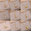 Light Zircon Crystal Stainless Steel Necklaces For Women Korean Sweet Sexy Female Clavicle Chain Jewelry - Image 1