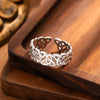 Stainless Steel Hollow Knot Rings For Men Women Gold-Plated Heavy Metal Adjustable Simple Finger Ring - Image 4