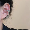 1Pcs Zircon Star Flower Clip Earrings for Women Girl Simple Crystal Without Piercing Ear Cuff Y2K Jewelry - Image 8