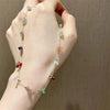 Cute Sweet Stone Necklace for Women Summer Simple Crystal Clavicle Chain Choker Necklace Jewelry Gift - Image 5