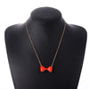 Bow Tie Necklace Pendant Simple Stylish Necklace Jewelry for Women Girls Kids Child - Image 6