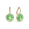 Gold Color Classic Bella Drop Earring for Women Wedding Birthday Crystals from Austria Round Cut Dangle Pierced Jewelry - Image 13