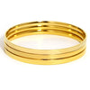 3pcs Gold Color Twist Stainless Steel Bangle Bracelet Chic Classic Tibetan Buddha Bracelet Golden Stacked Bangles For Women - Image 10