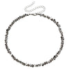 Multicolor Glass Bead Choker Necklace with Irregular Shapes - Image 15