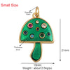 Rainbow Sun Happy Face Round Lemon Mushroom Charm Pendant, Gold Plated Zircon Necklace Bracelet Handmade Jewelry - Image 34