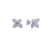 Natural Design Jewelry Full Paved Cubic Zirconia CZ Bloom Flower Sparking Bling Earring For Women Girl - Image 9
