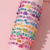 12Pcs/set Unicorn Cat Flower Charm Elastic Handmade Beaded Bracelets for Women Girls Birthday Party Jewelry Friendship Gift - Image 8
