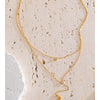 Thin Stainless Steel Double-Layer CZ Zirconia Chain Dainty Pendant Necklace for Women Delicate Jewelry - Image 5
