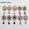 Retro Water Drop Diamond Brooch Detachable Women's Clothing Accessories - Image 6