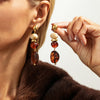Vintage Resin Acrylic Geometric Pendant Earrings for Women Bohemia Round Water Droplet Drop Earrings Jewelry Accessories - Image 7