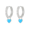 Silver Retro Geometric Square Circle Hoop Earrings for Women Gift Zircon Huggies Ear Buckle Piercing Jewelry - Image 16