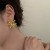 Metal Spike Bar Post Earrings For Women Jewelry Elegant Hammered Daily Wear Accessories Gifts - Image 5