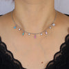 Sign of Life Amulet Jewish Religious Jewelry Gold Color Cute Chai Eye Fish Star CZ Charm Choker Necklace - Image 4