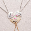 3 Pcs/set Friends Forever Heart Pendant Necklace For Women Adjustable Love Broken Heart Bff Choker Party Jewelry - Image 3