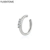 1PC Plated Gold Ear Cuff Earrings For Women C-Shape Crystal Clip On Earrings No Piercing Earrings Jewelry Gifts - Image 23