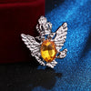 Vintage Angle Wing Double Eagle Badge Men's Retro Suit Coat Rhinestone Brooch Jewelry Metal Pins and Brooches for Women - Image 14