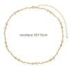 Sparking Bling Prong Set Round CZ Star Moon Eye Hand Charm Tennis Chain Necklace Choker Women Y Lariat Jewelry - Image 2
