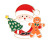 8 Styles Pretty Santa Claus Collection Brooches Candy Canes Wreath Sleigh Reindeer Tree Father Christmas Lapel Pins Xmas Gift - Image 10