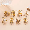 1PC Stainless Steel Pearl Earrings Fake Piercing Ear Clip Zircon Cuffs Rings For Women Fake Pierc Jewelry Goth - Image 5