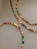 Design Colorful Zircon Chain Necklace Bracelet Jewelry Sets Korean Accessories Gift for Womens - Image 5