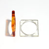 Bohemia Acrylic Transparent Amber Geometric Thin Cuff Bangle for Women Boho Resin Irregular Bracelet Design Jewelry - Image 6