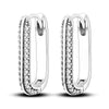 Small Hoop Earrings with Butterfly and Heart Motifs - Image 14