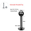 1PC ASTM Titanium Tragus Piercings Labret Stud Lip Rings Helix Piercing Ear Oreja Cartilage Earring 14G 16G Body Jewelry - Image 20